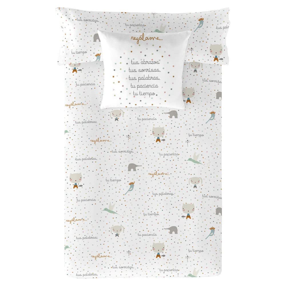 Copripiumino HACIENDO EL INDIO - Per Letto 90cm, 100% Cotone, Con Lenzuolo Inferiore Incorporato - Foto 8