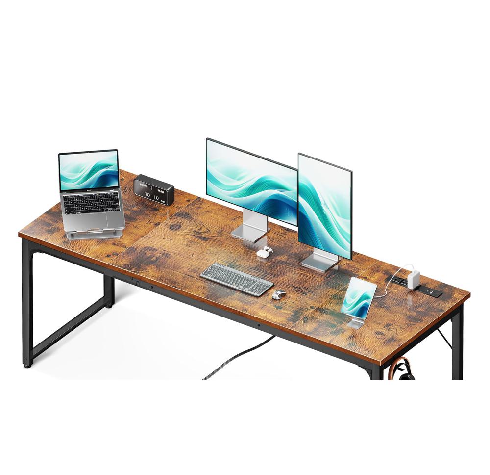 Amazon.com: Coleshome 71 Inch Computer Desk with USB Ports, Large
