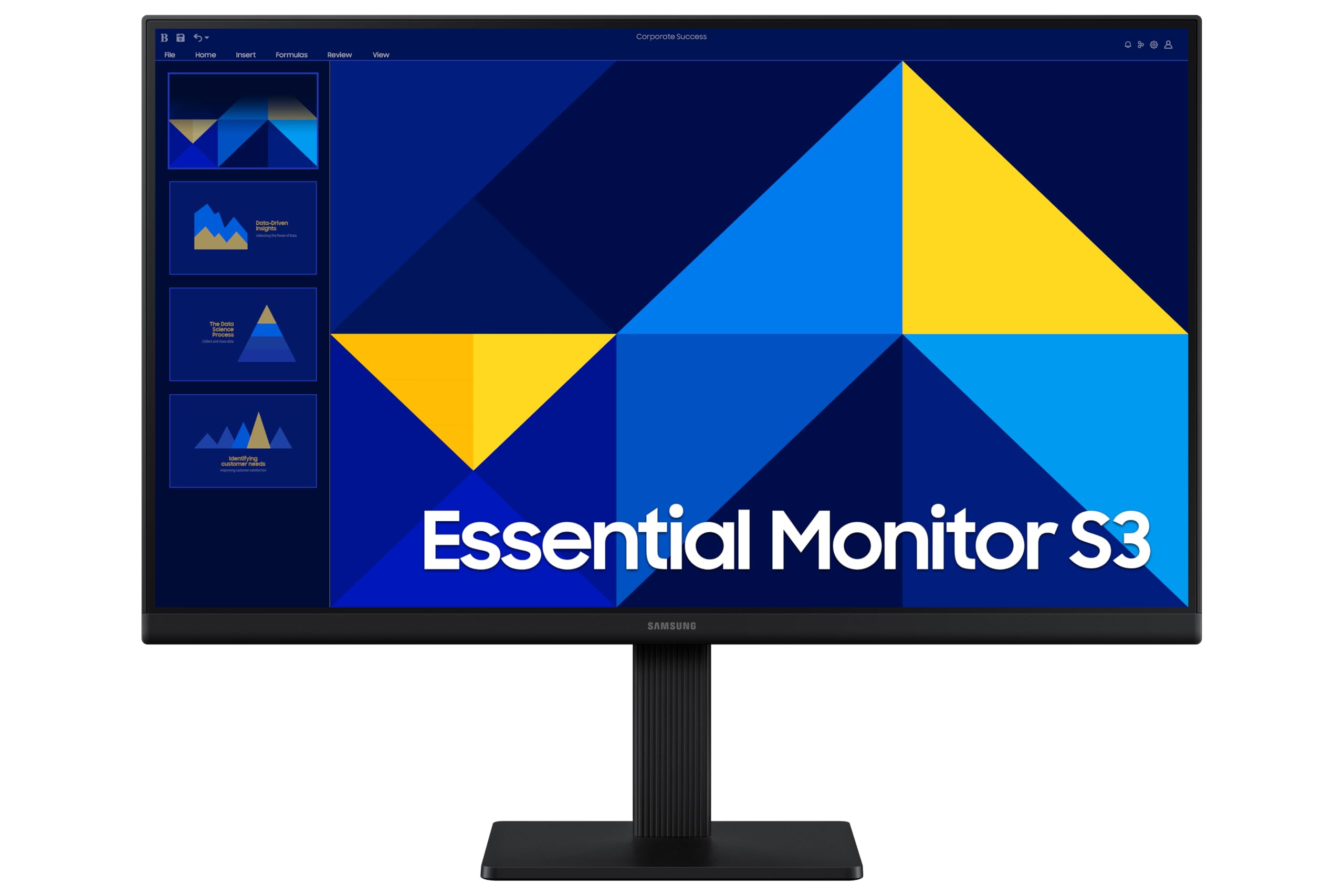 Samsung 22-inch FHD Flat Screen IPS Panel 5ms 100Hz Monitor with Eye-Saver Mode & Super Slim Design (LS22D300GANXZA) - [Canada Version](2025)