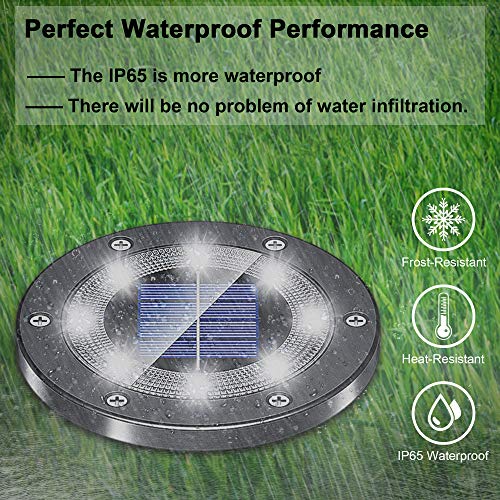 Luci Solari all'aperto,Luce Bianca,Guscio con