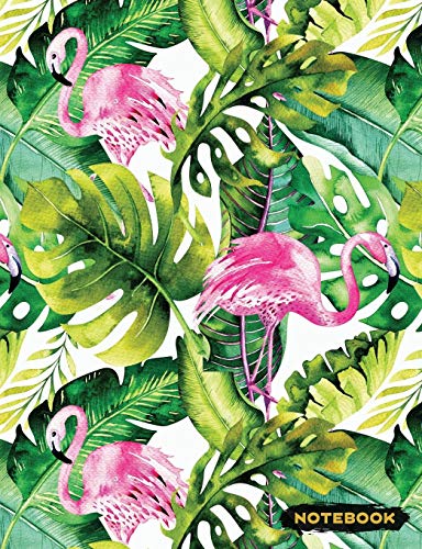 Preisvergleich Produktbild Notebook: Flamingo Lined Journal, Composition Notebook, Ruled Lines (Designer Flamingo, Band 3)