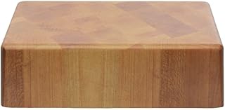 HubertÂ® Display Riser Butcher Block Look Rectangular Made of Melamine and Bamboo EcoFriendly - 10