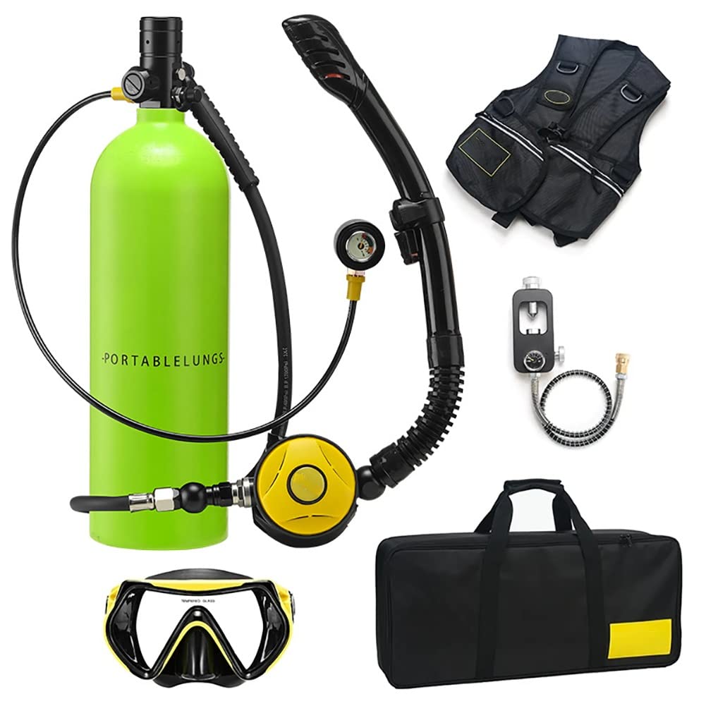 Amazon | BUTXET ポータブルスキューバタンク、35分間の水中呼吸を備え