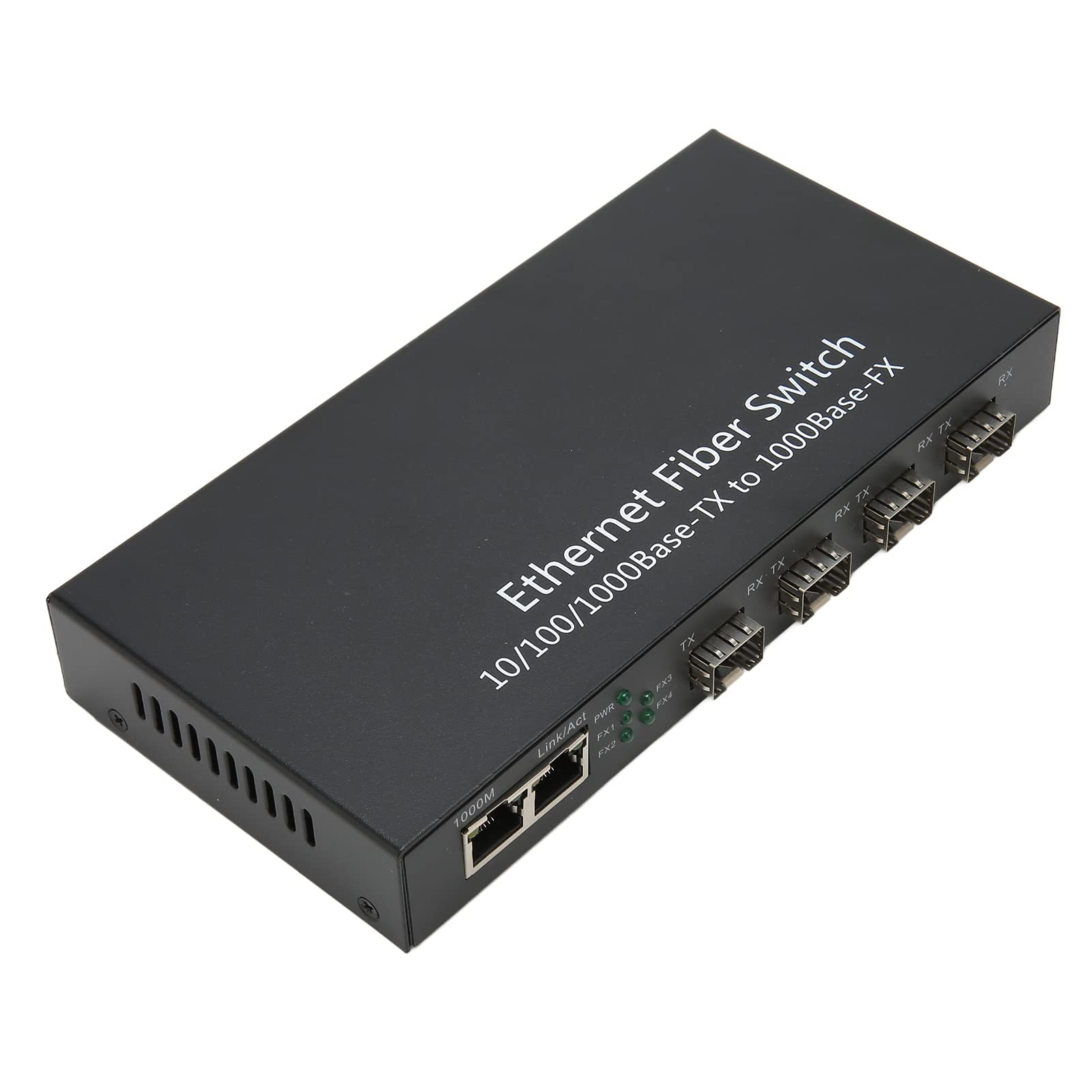 SFP Gigabit Ethernet, Commutateur Fibre Ethernet 4 Ports Optiques 2 Ports électriques, jusqu'à 120 Km, émetteur-récepteur Fibre Ethernet 10 100 1000 M