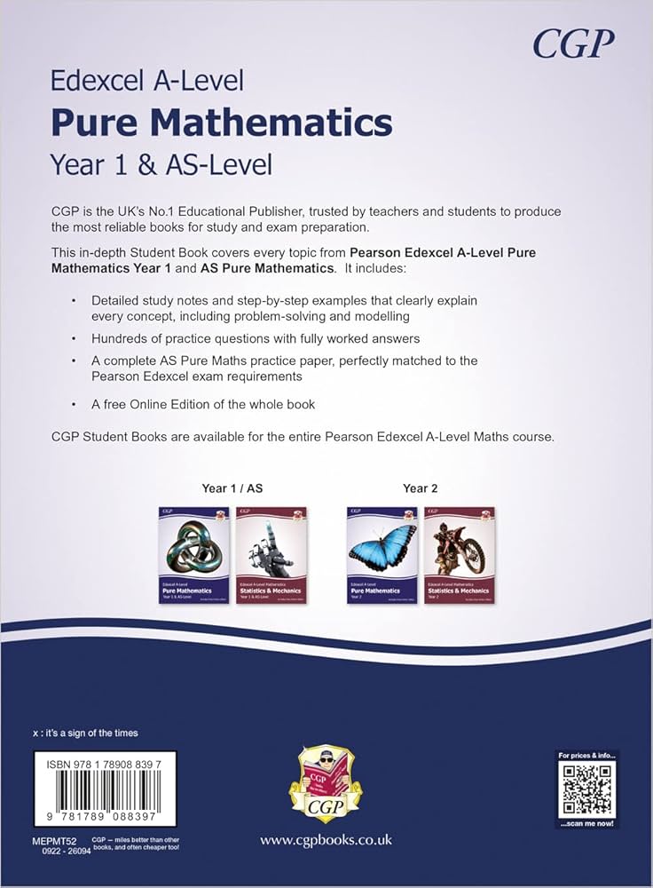 イギリス高校数学教科書⭐️AS&A level Mathematics エデクセル Amazon.com: Edexcel AS and A level Mathematics Pure
