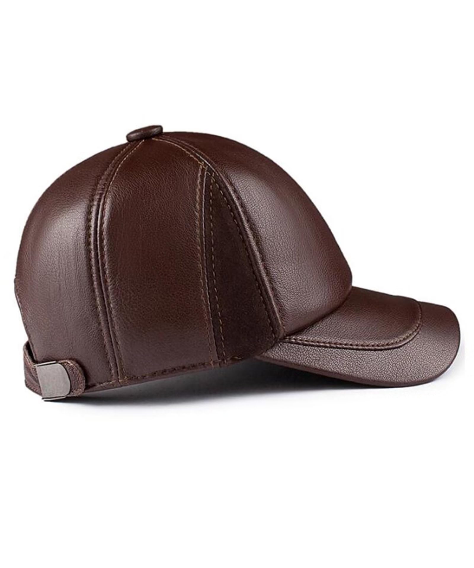 Regulowana skórzana czapka baseballowa, sportowa czapka jesienno-zimowa, kapelusz przeciwsłoneczny, czapka typu trucker, męska czapka golfowa do jazdy samochodem.