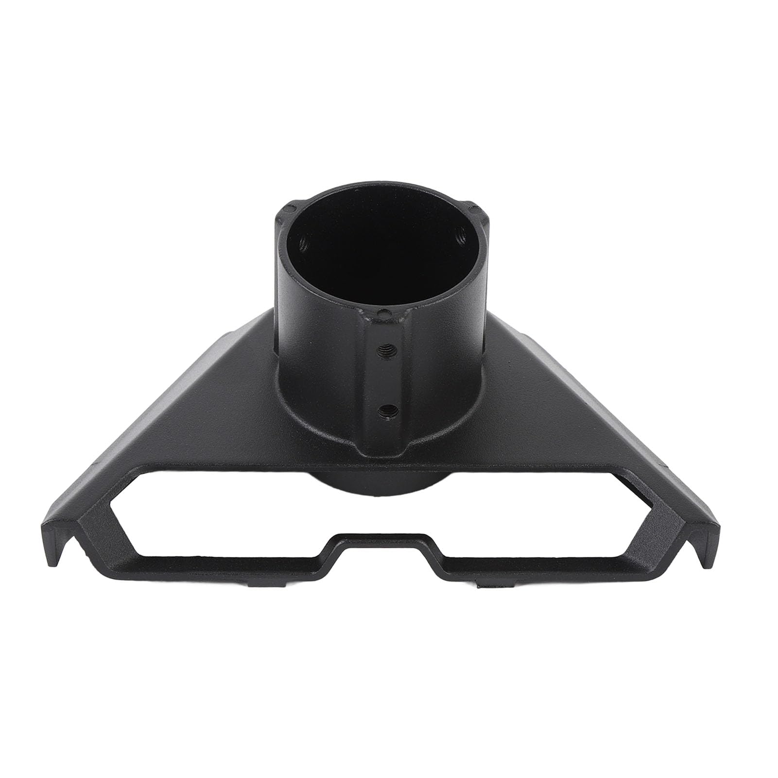 Adattatore per Tubo Satellitare, Staffa di Montaggio con Rotazione Regolabile a 360 Gradi in Lega di Alluminio con Base Ampia per Supporto Stabile, Compatibile con Palo da 2,1 (BLACK)