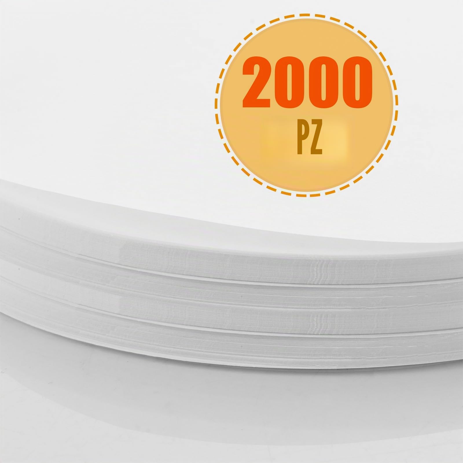 CYEER 2000 pezzi di carta per hamburger, 13 cm, per hamburger, hamburger Patty, carta hamburger per hamburger, cheeseburger, patties