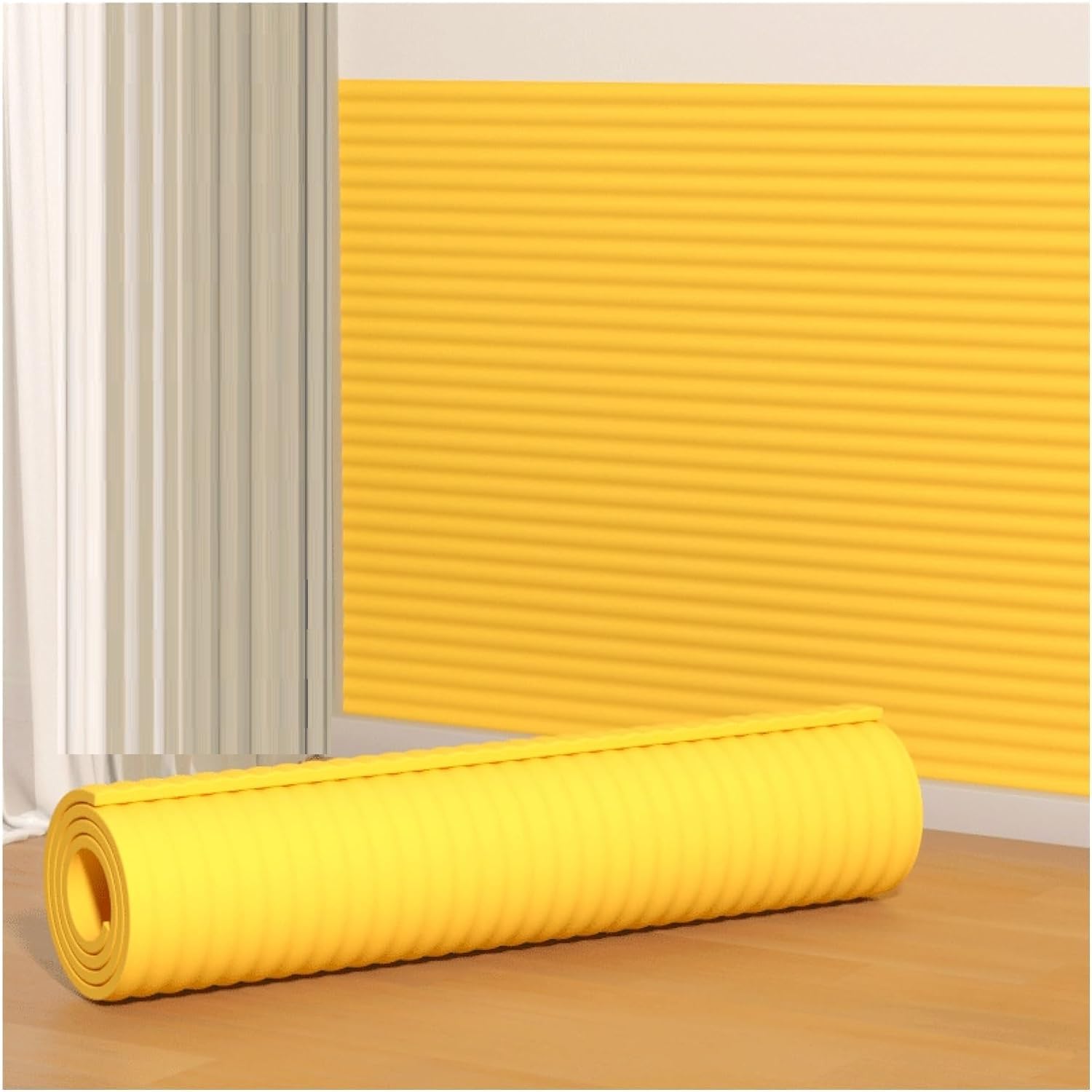 MYUYEE Garage Wall Protector Wall Corner Guard For Parking Garages, Garage Wall Protector, Proof Foam Padding, Garage Parking Bumpers For Parking Garages (Yellow 2M)