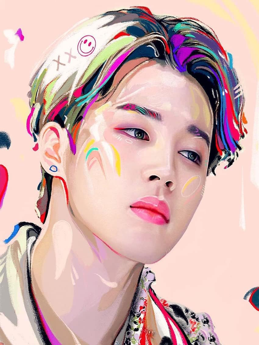 OMCCXO BTS Diamond Painting, DIY 5D Diamond Painting BTS, Diamant