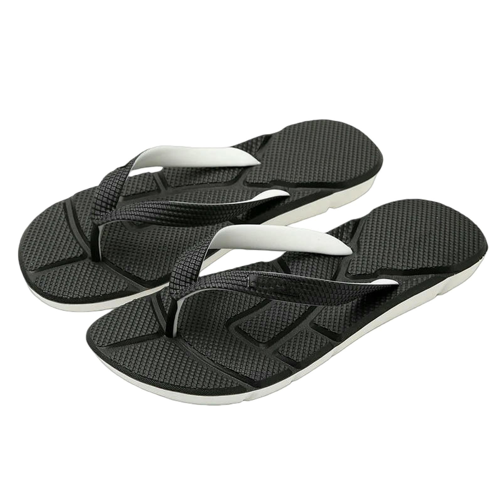 Tongs d'été homme anti-glisse taille 46, finies les chutes avec ces slides de plage