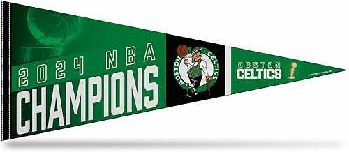 Rico Industries NBA Basketball NBA Champions - Banderín de fieltro de 12 x 30 pulgadas para decoración de pared, ideal para el hogar, dormitorio,