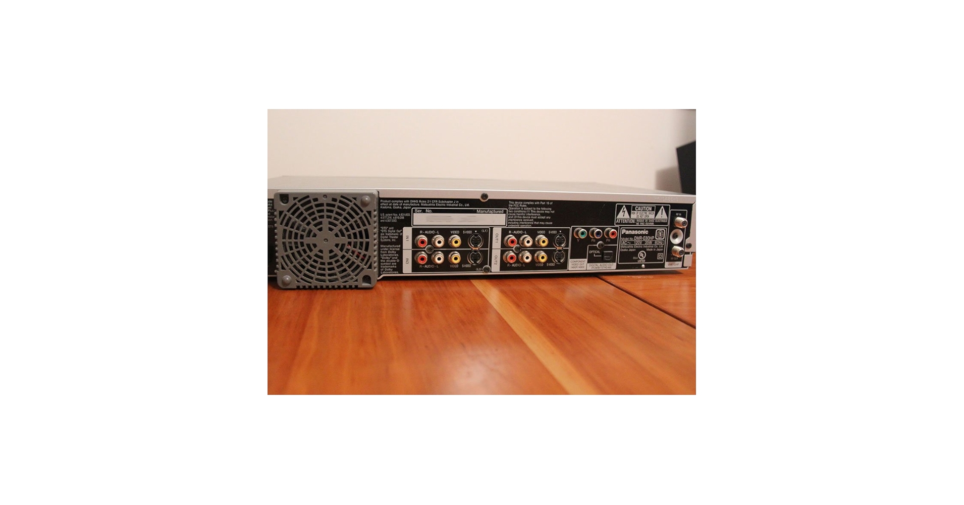 Amazon.com: Panasonic DMR-E80H Progressive-Scan DVD Player
