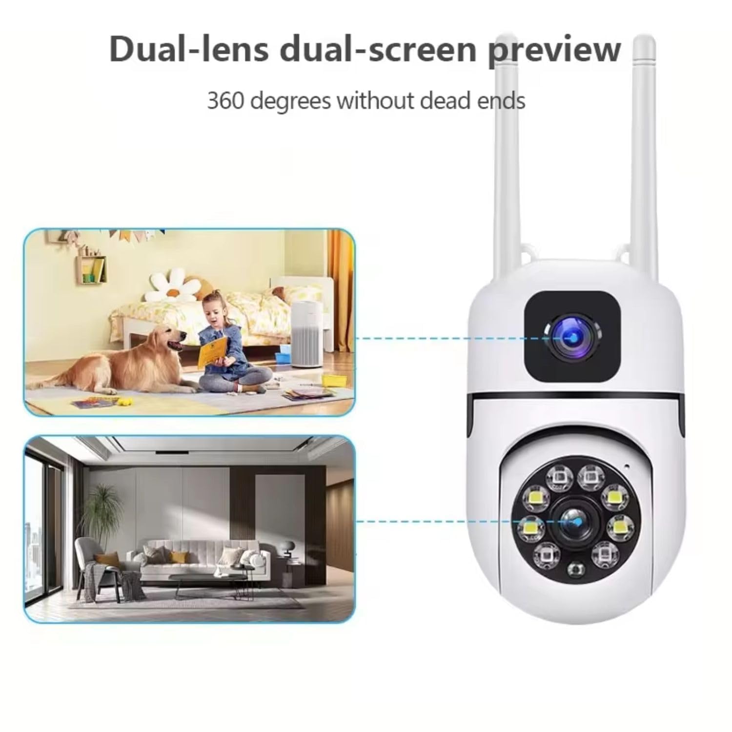 Eyetech 6MP WiFi Dual Lens Outdoor P (Dual Lens Mini Dome01) — Amazon image 2