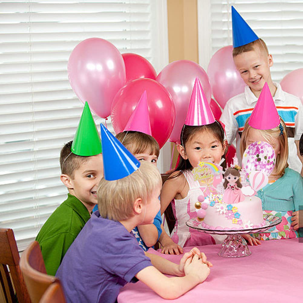 14 stuks taartdecoratie prinses queen,taarttoppers Happy Birthday acryl