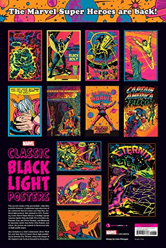 Marvel Classic Black Light Portfolio 2 affiche comics rétro néon - 3