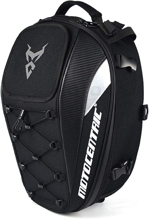 Motorcycle Seat Tail Bag Backpack Dual Use Motorbike Rear Seat Bag Motorcycle Waterproof Helmet Bag