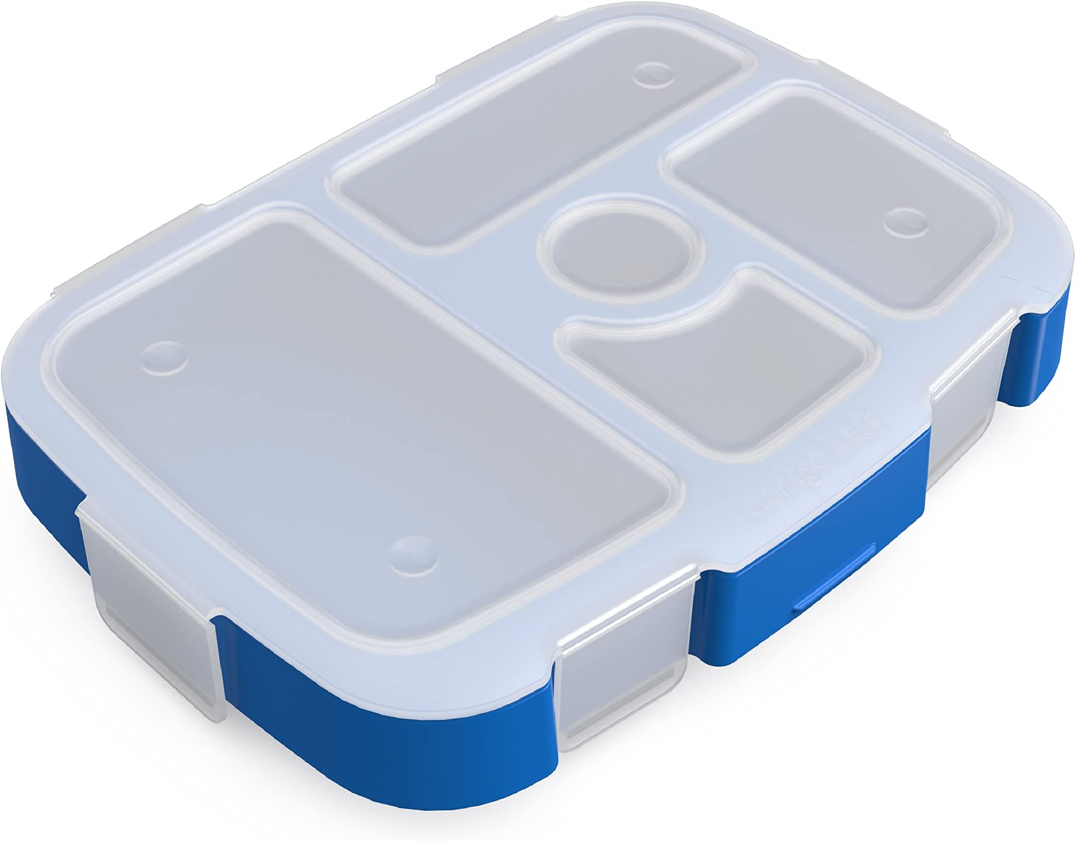 Kids Tray with Transparent Cover (Blue)