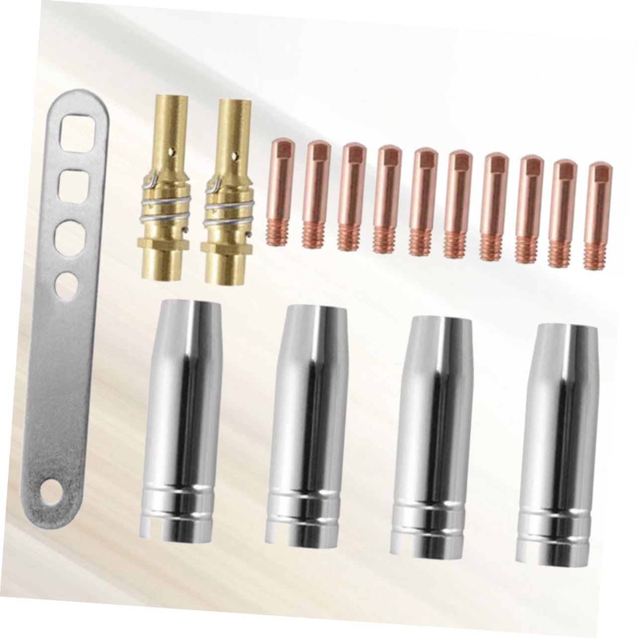 SOLUSTRE All-in-one Electric Welding Nozzle Kit Handle 15ak Accessories for Gas Shielded Torch