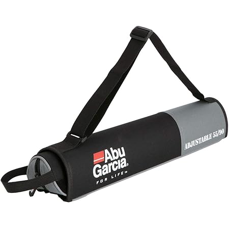 Amazon アブガルシア Abu Garcia セミハードパックロッドケース55 90 ブラック アブガルシア Abu Garcia ロッドケース