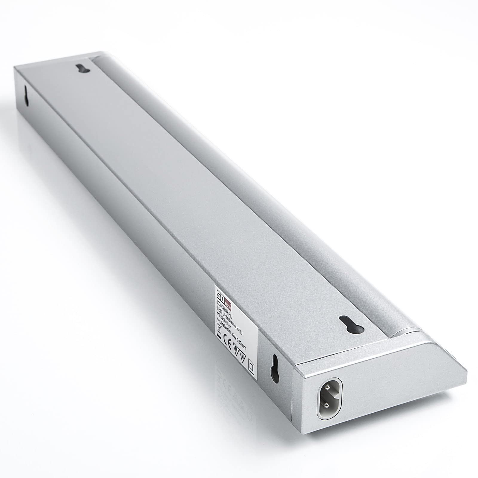 SOTECH 2er SET LED Unterbauleuchte Alessia - schwenkbare 15W 910 mm | Flächenleuchte mit diffuser Scheibe Schalter Netz- und Verbindungskabel zum erweitern