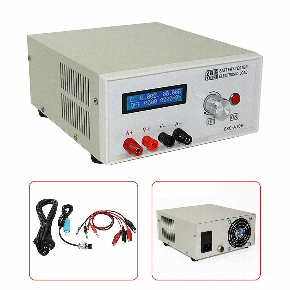 EBC-A10H Tester LCD Display Elettronico Carica Capacità Tester Kit Power Performance Tester con clip di prova 150W