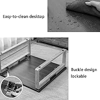 Vista 7 de Mesa baja plegable multifunción de bambú estilo japonés, mesa de té cuadrada con patas plegables, mesa de comedor pequeña plegable para el hogar