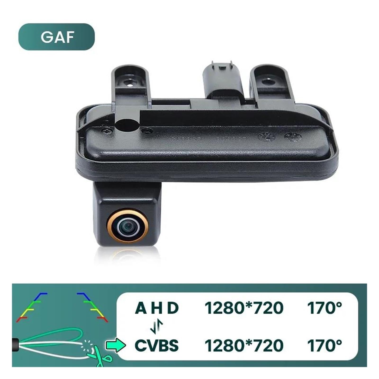 Sistema de cámara de visión Trasera para Mercedes Benz Clase B W246 B180 B200 E W212 Coupé y Cabrio W207 C CLC AHD1080P
