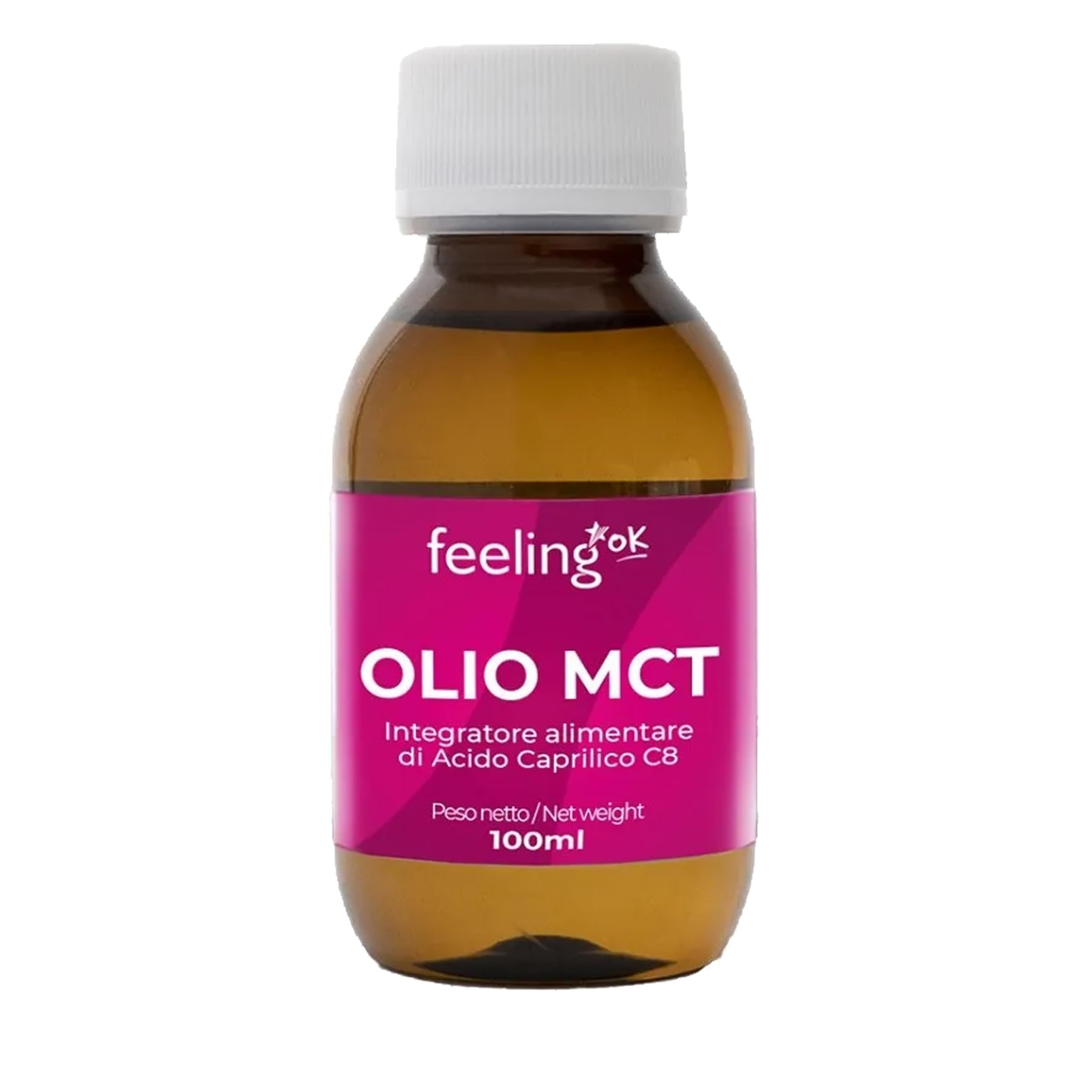 Olio Mct per Energia Immediata e Dieta Chetogenica. Formato da 100ml.