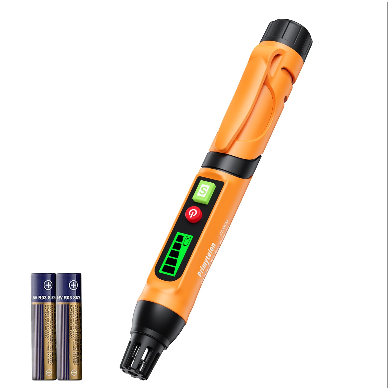 Natural Gas Leak Detector, Portable Combustible Gas Leak Detector Pen, Gas Sniffer Test Methane, Propane, Ethane, Toluene, Butane for Home, RV