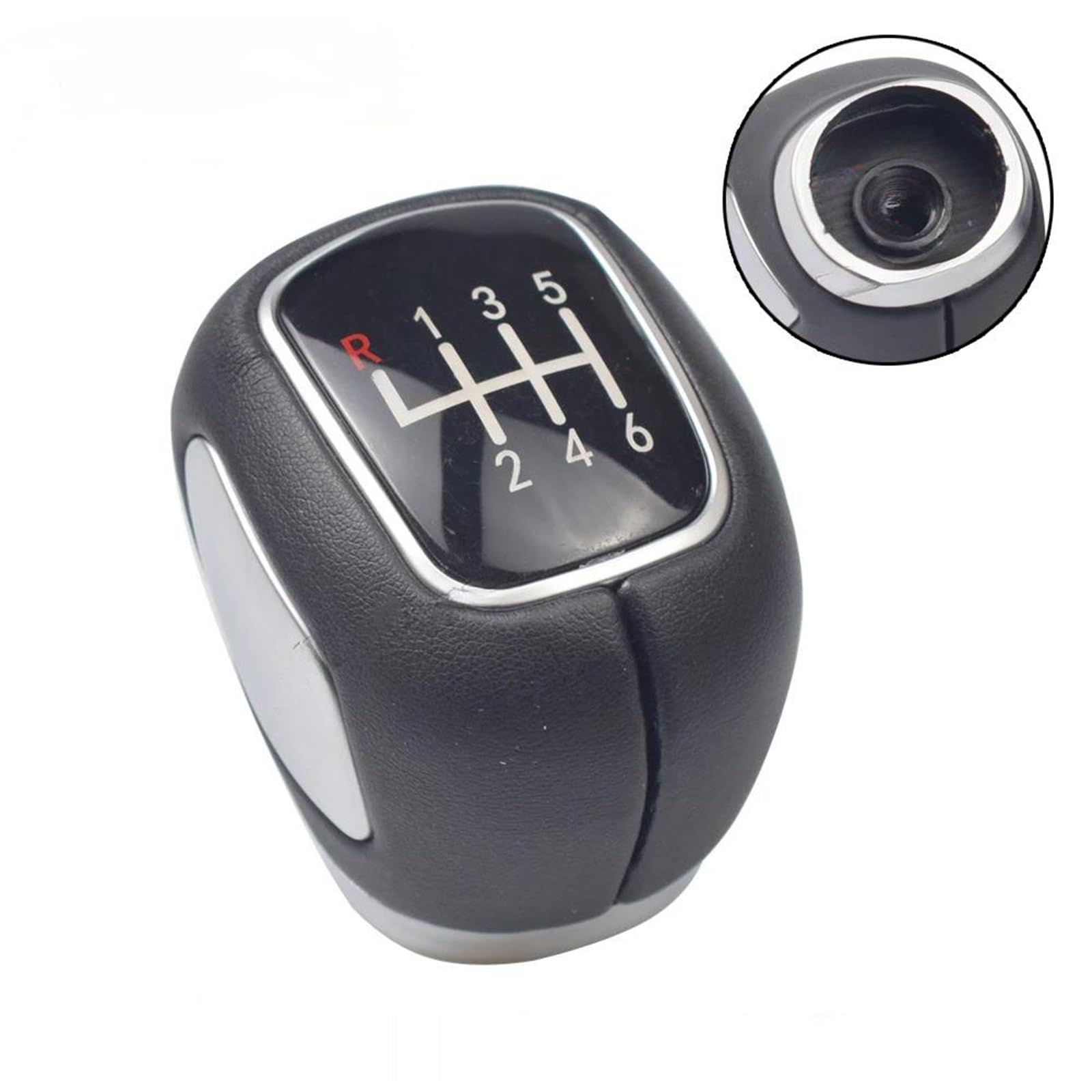 YDXHERTA Manual Transmission Gear Shift Knob Shifter Stick Lever for Chevrolet Cruze for Mitsubishi for Outlander for Yige for Lancer IX 5 6 Speed Spare Parts(6 Speed)
