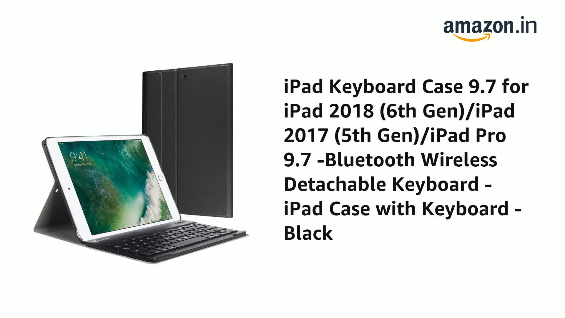 iPad Keyboard Case 9.7 for iPad 2018 (6th Gen)/iPad 2017 (5th Gen