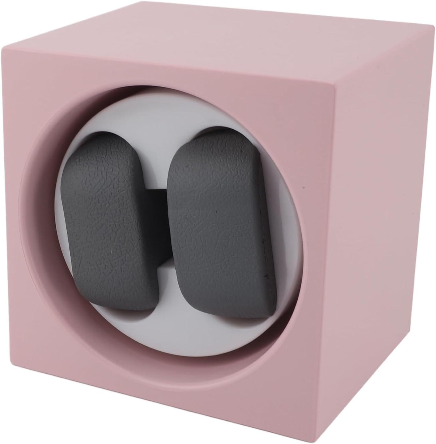 Double Automatic Watch Winder, Smart Watch Winder with LED Light and 2 Adjustable Speeds, Quiet USB Battery Powered Watch Winder for Automatic Watches with Anti Magnetism