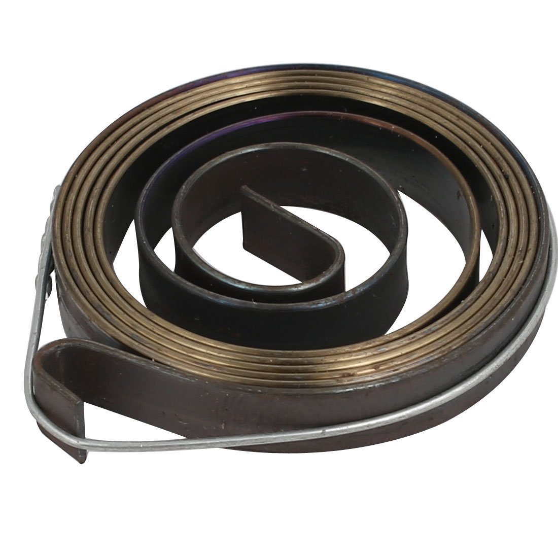 Aexit 6mm Width quality Parts Two Hooks Drill Press Quill Feed Return Coil Spring Assembly Black Model:14as270qo75