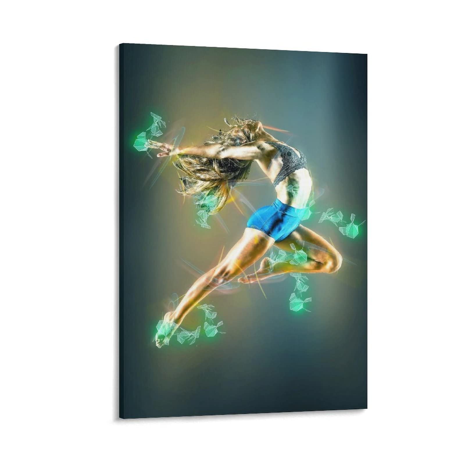 HipHop Dance Cool Girl - Poster artistico su tela, da parete, 40 x 60 cm