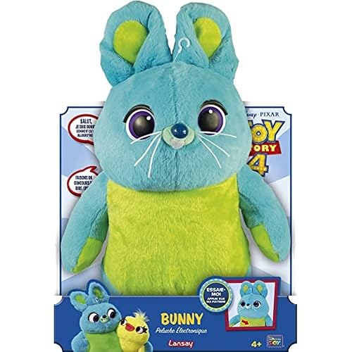 Lansay Toy Story 4-Bunny Peluche Electrónico, 64454, Multicolor