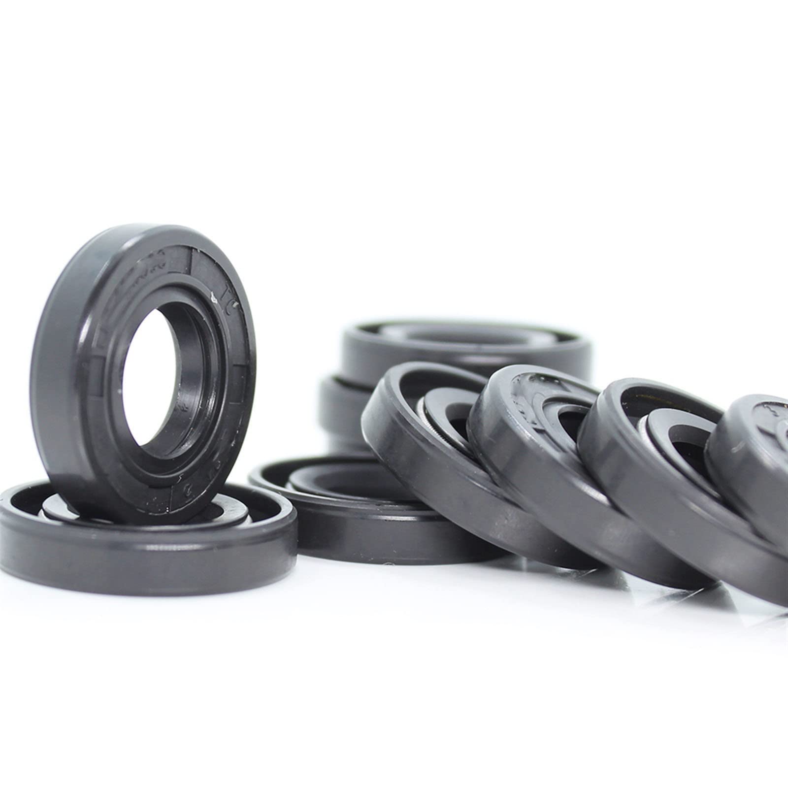 Seal Washer 10pcs ID 5mm Oil Seal Gasket, TC Type 5 * 15/16/17/18/19/22 Mm Bearing Accessories Radial Shaft NBR Oil Seals Gasket Lip (Size : 5x22x7 mm)