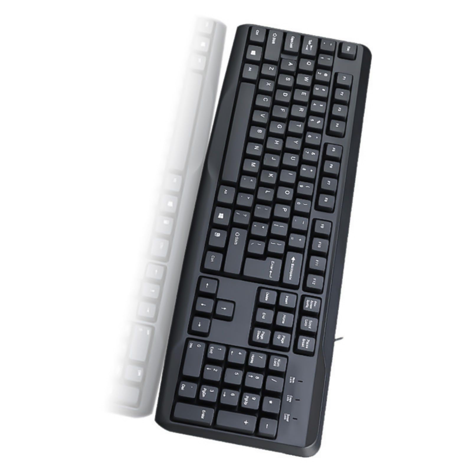 Clavier USB 104 touches ergonomique et silencieux pour ordinateur - 7