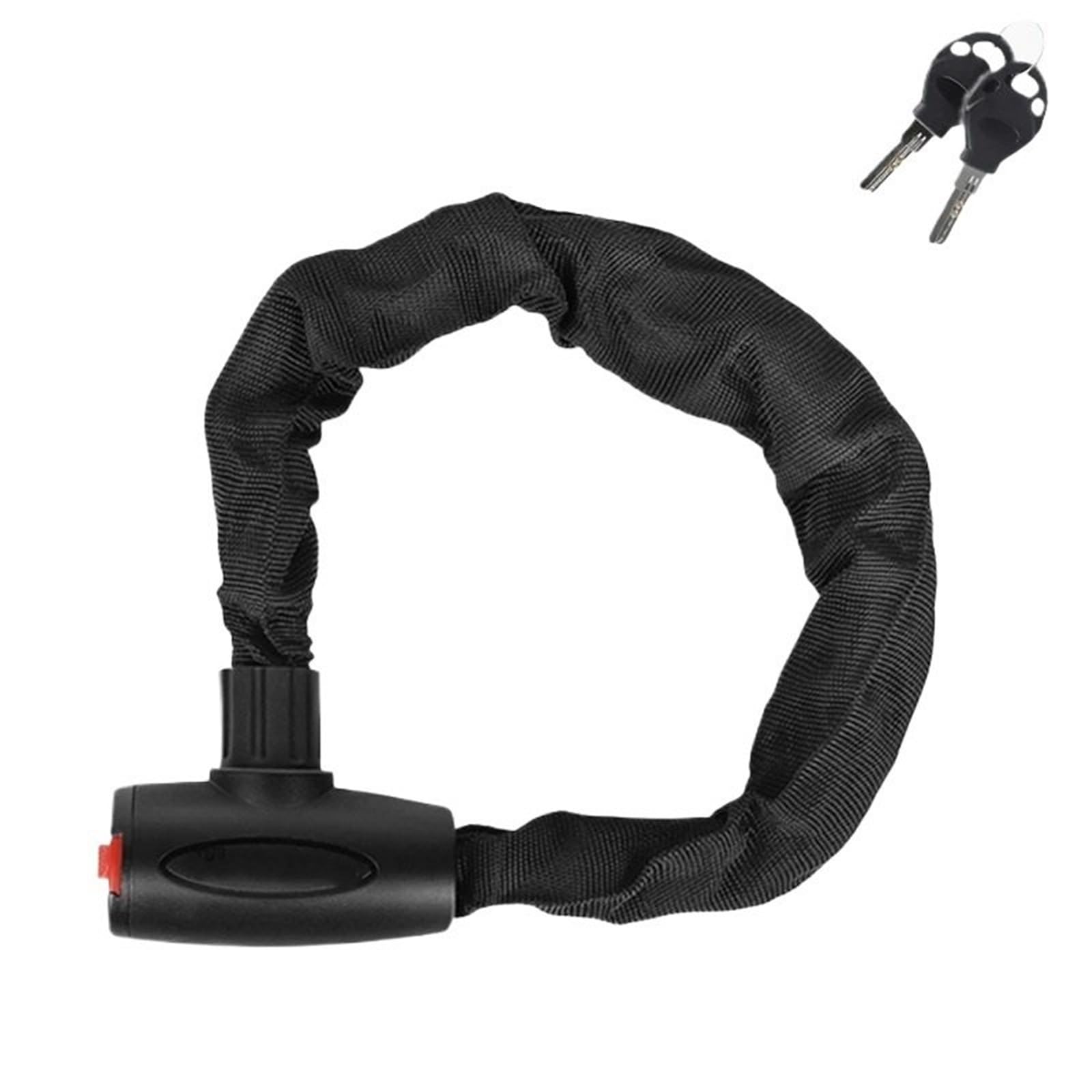 Chain Lock Bicycle Chain Lock Portable Anti-Theft MTB Mountain Bike with 2 Keys Motorbike Lock(Length 60cm)