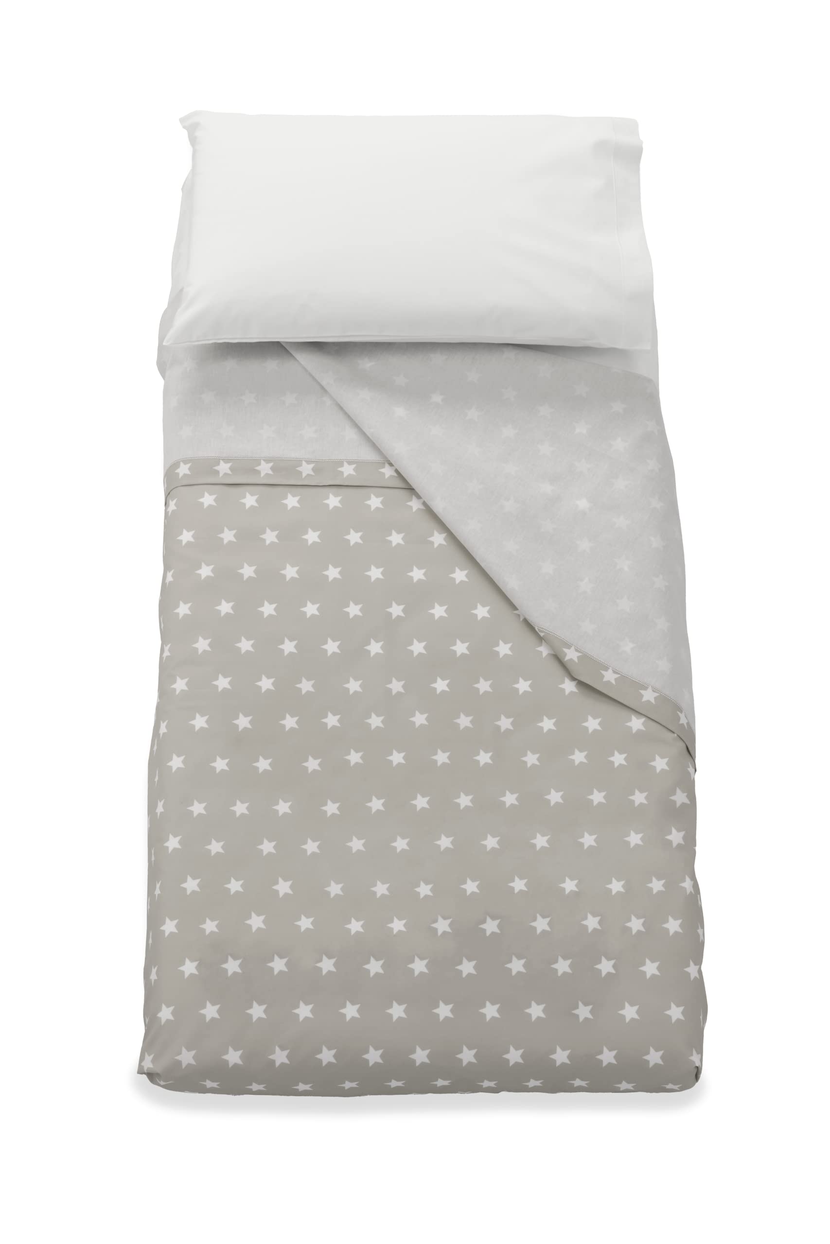 Italbaby set 3 pieces bed sheets for pram starlette dove grey