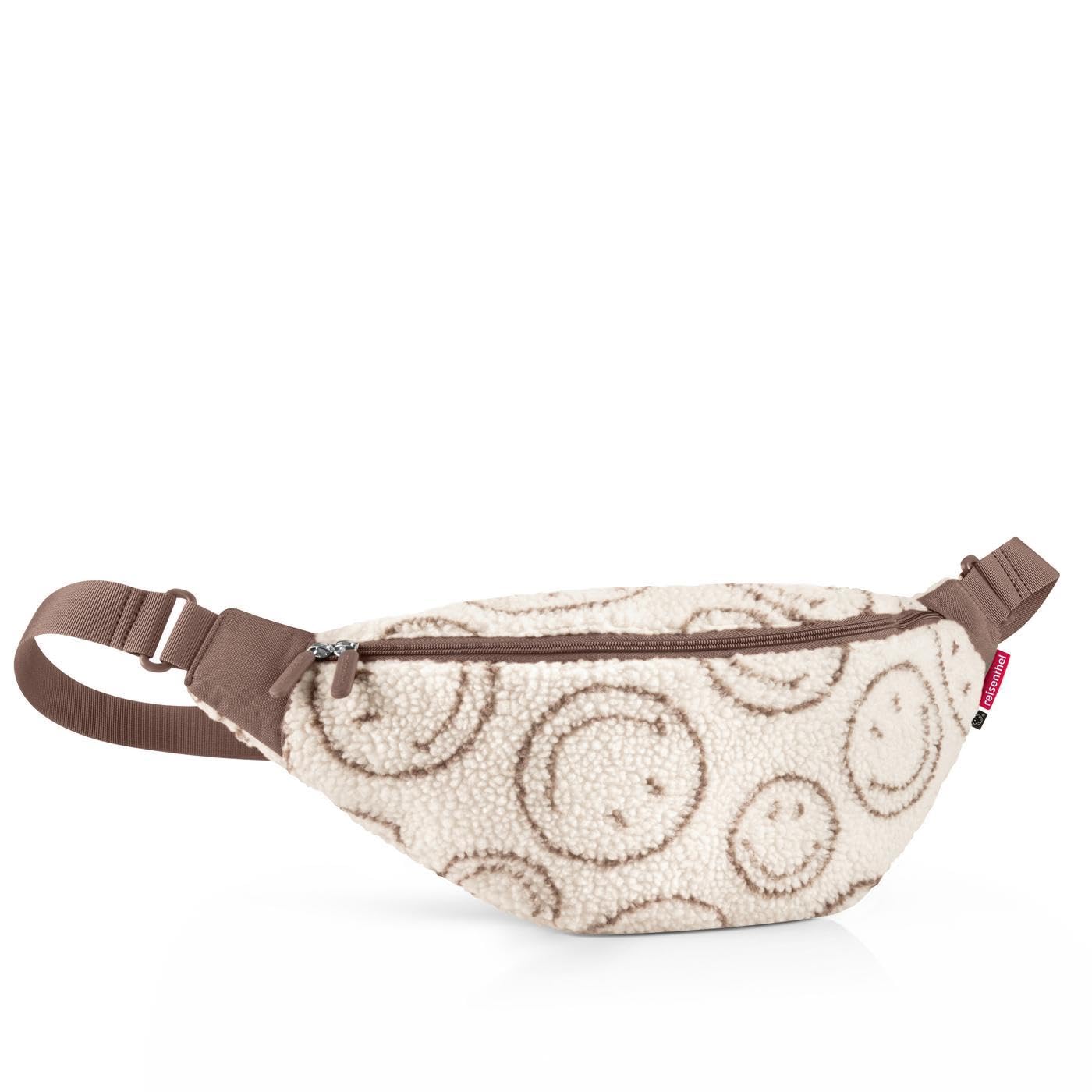 reisenthel city beltbag smiley® teddy chocolate – Sling Bag, Bauchtasche, stylische Hüfttasche Outdoor. Im Alltag, am Abend, beim Radfahren oder auf Reisen - immer eine gute Wahl!