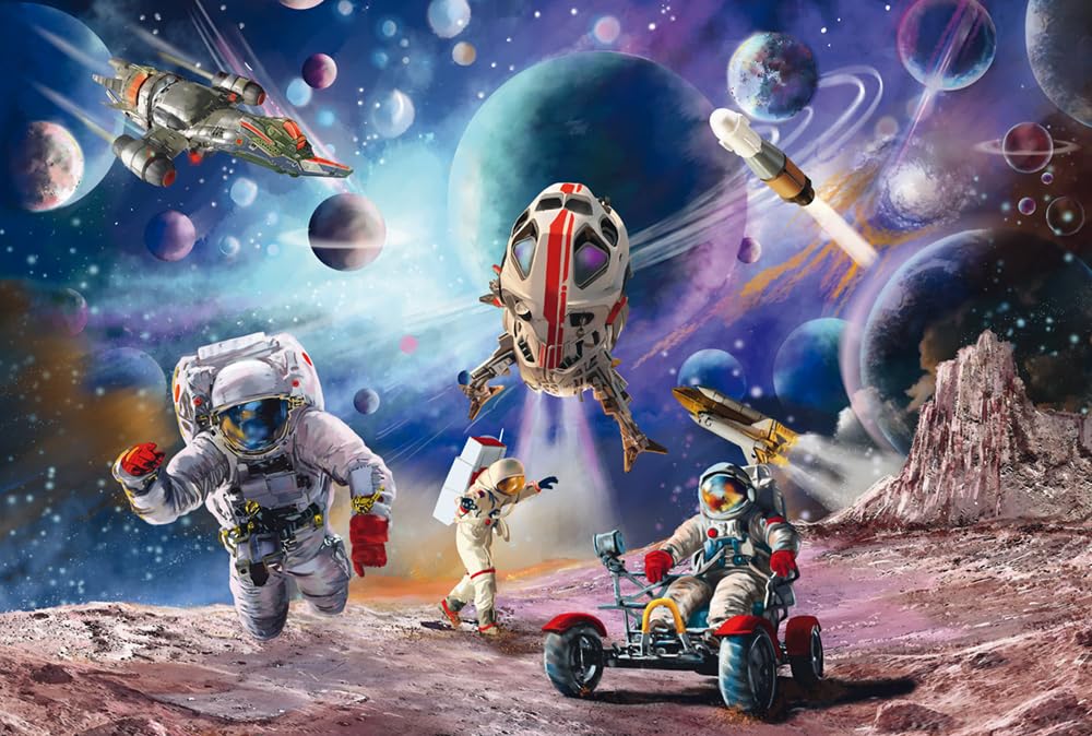 Schmidt 56539 Weltraummission Kinderpuzzle, 200 Teile