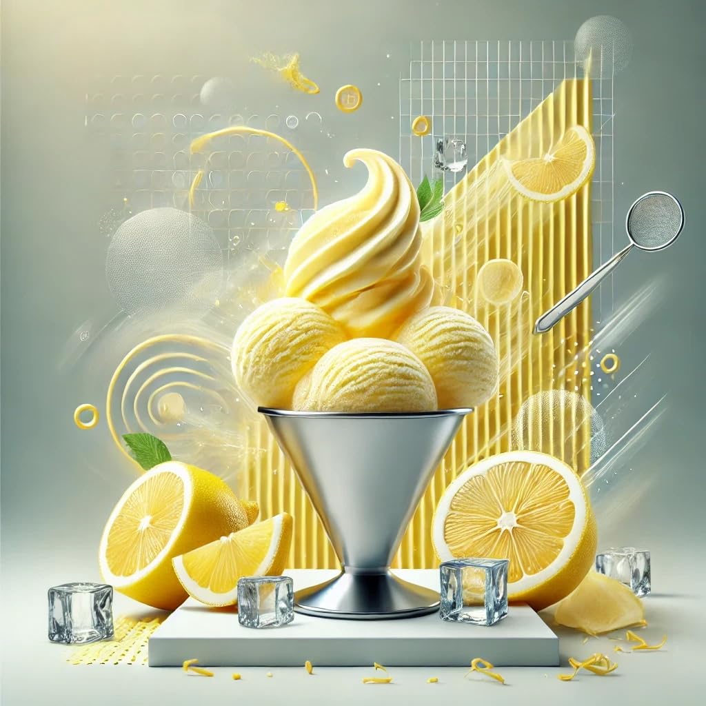 Zitrone Eiscreme Eis Aroma Konzentrat - Vegan - Sasami - 100ml