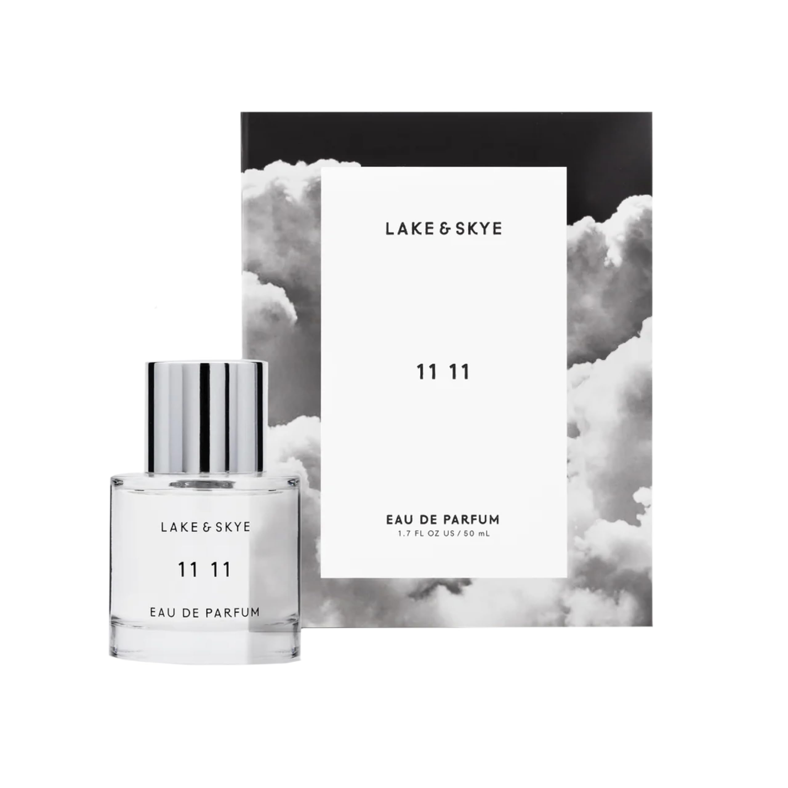 LAKE & SKYE 11 11 Eau de Parfum Spray - Best Selling Unisex Perfume Fragrance Collection With A Musky Blend of White Ambers (1.7 oz 50 m)