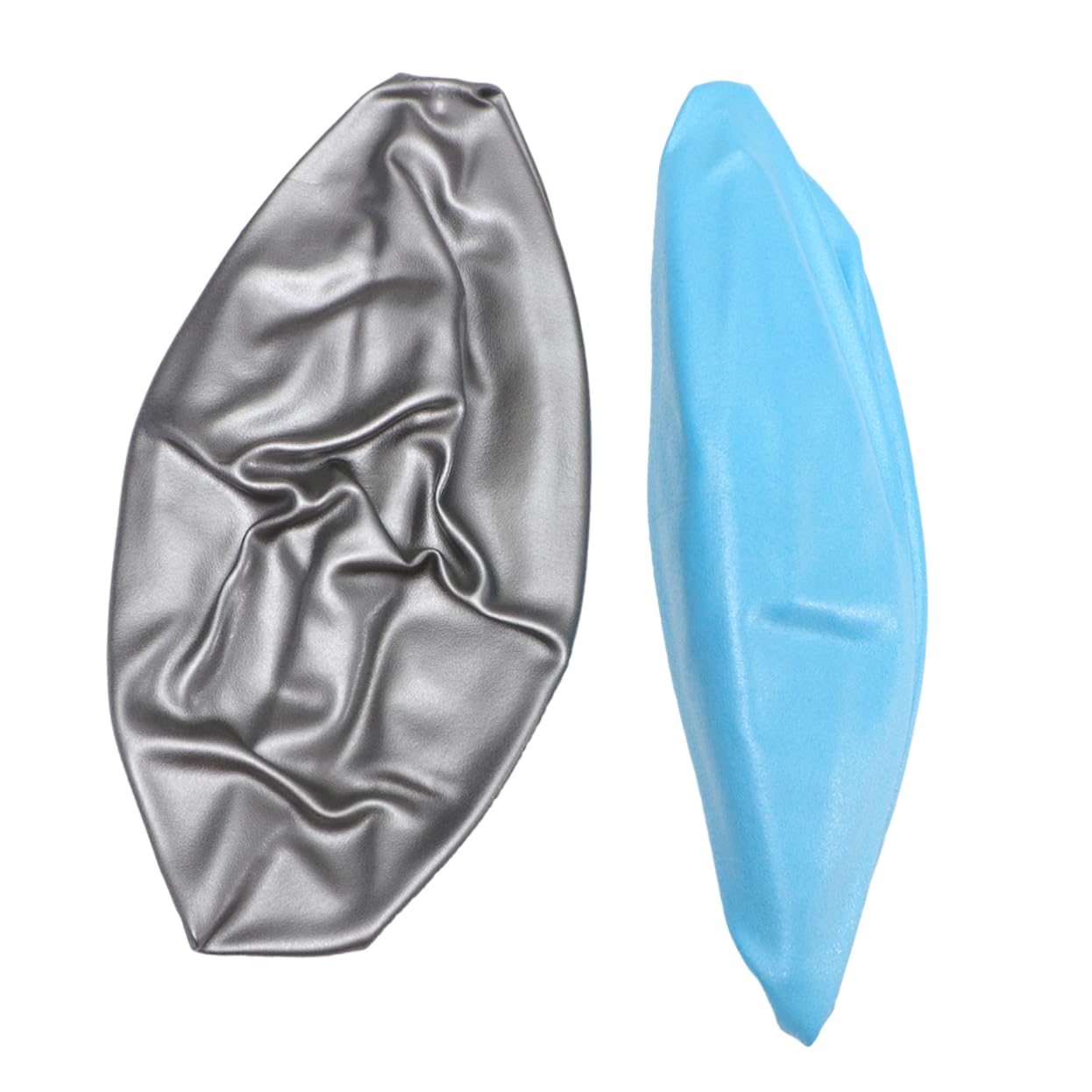 Toyvian 2Pcs Thickened Burst Yoga Ball Exercise Balancer Mini Fitness Ball for Gym Home Workouts and Yoga Random Silver