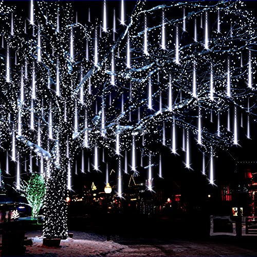 Aukora Christmas Decorative Lights, Meteor Shower Lights, Rain Drop