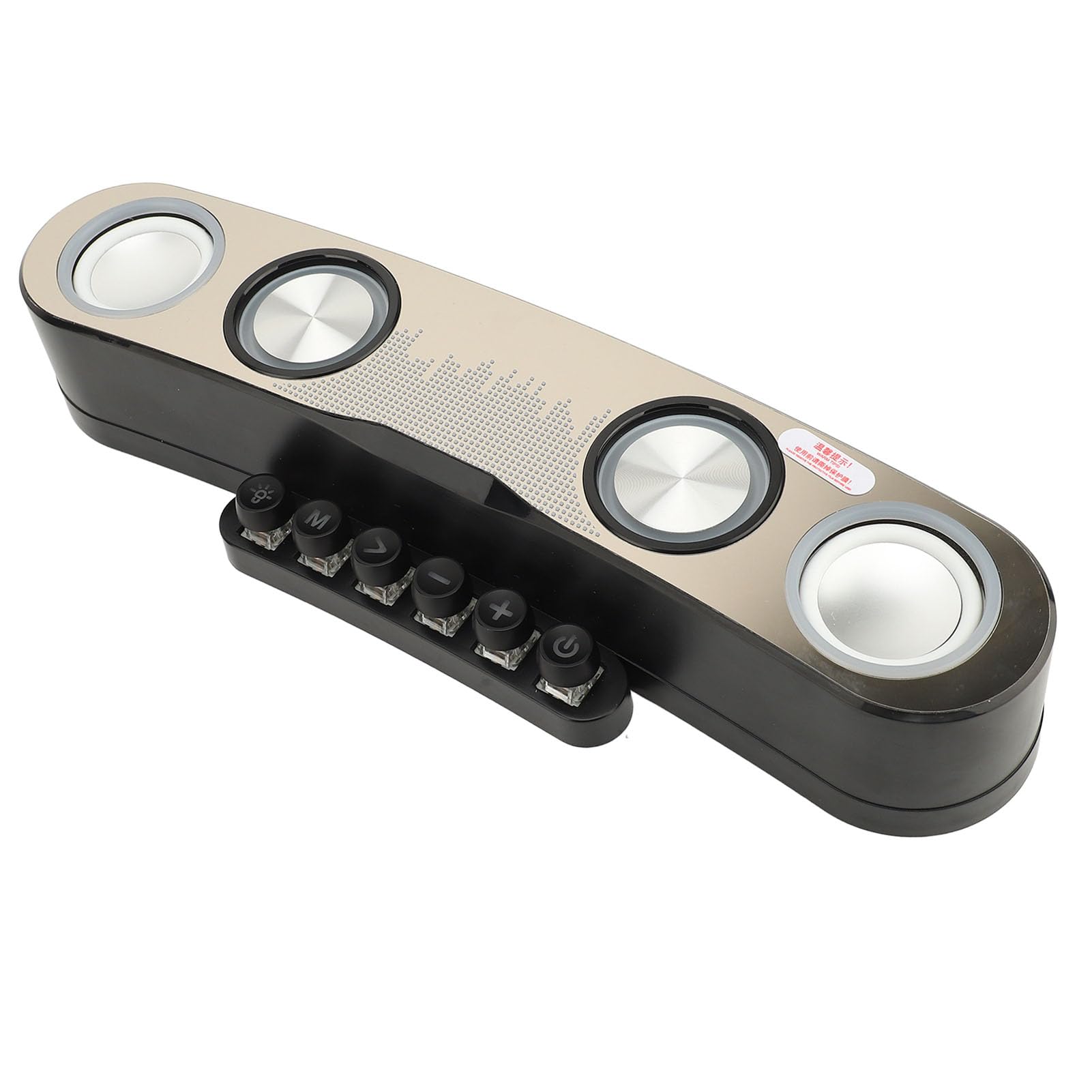 Soundbar per Computer Bluetooth 5.0 Rgb con Audio Coinvolgente Ed Effetti LED per Dispositivi Desktop e Mobili