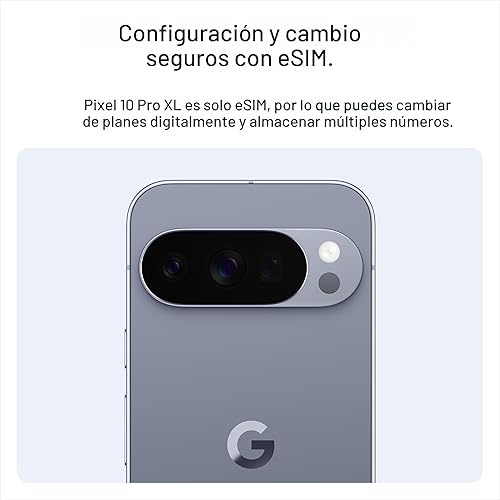 Miniatura 14 de Google Pixel 10 Pro XL - Smartphone Android desbloqueado - Asistente Gemini AI, sistema de cámara trasera triple, batería de carga rápida de 24