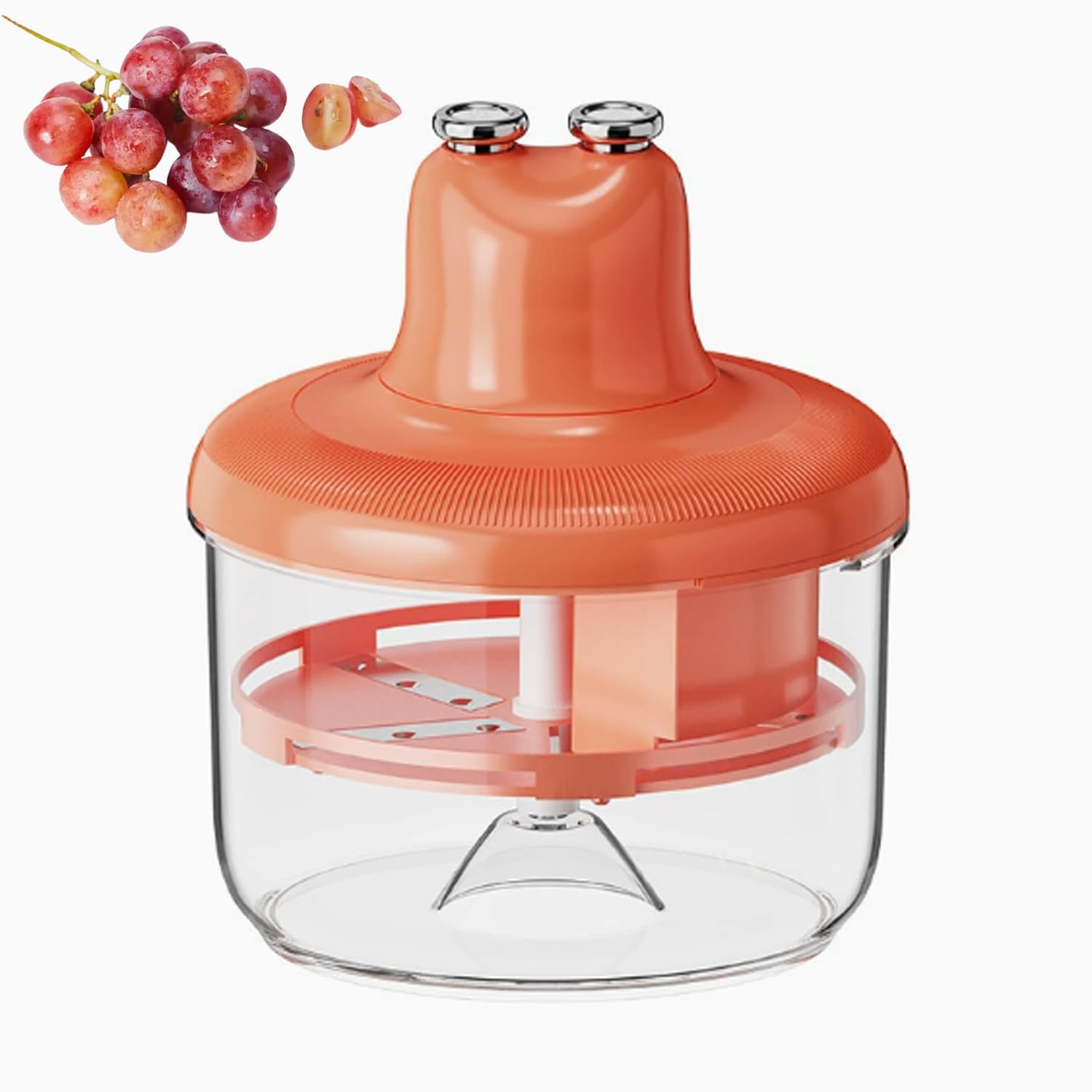 HiJiuAn Automatic Fruit Peeling Machine, Electric Fruit Peeler, with 50W 1300mAh, One Press Operation Peeler, 10-second Quick Peel, for Grapes, Cherry Tomatoes & Other Fruits