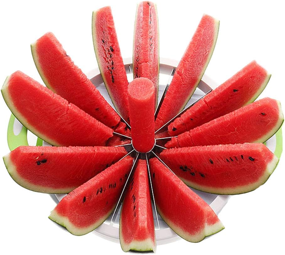ZaH Melon Slicer Multifunctional Handheld Round Divider Watermelon Cutter Fruits Cutting Slicing Kitchen Tools